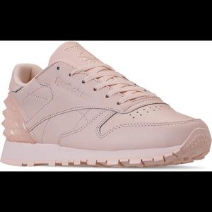Pink Women's Reebok Classic Leather Sneaker
